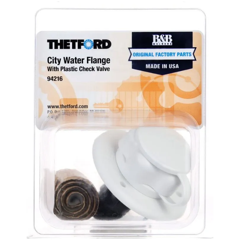 City Water Flange, Polar White